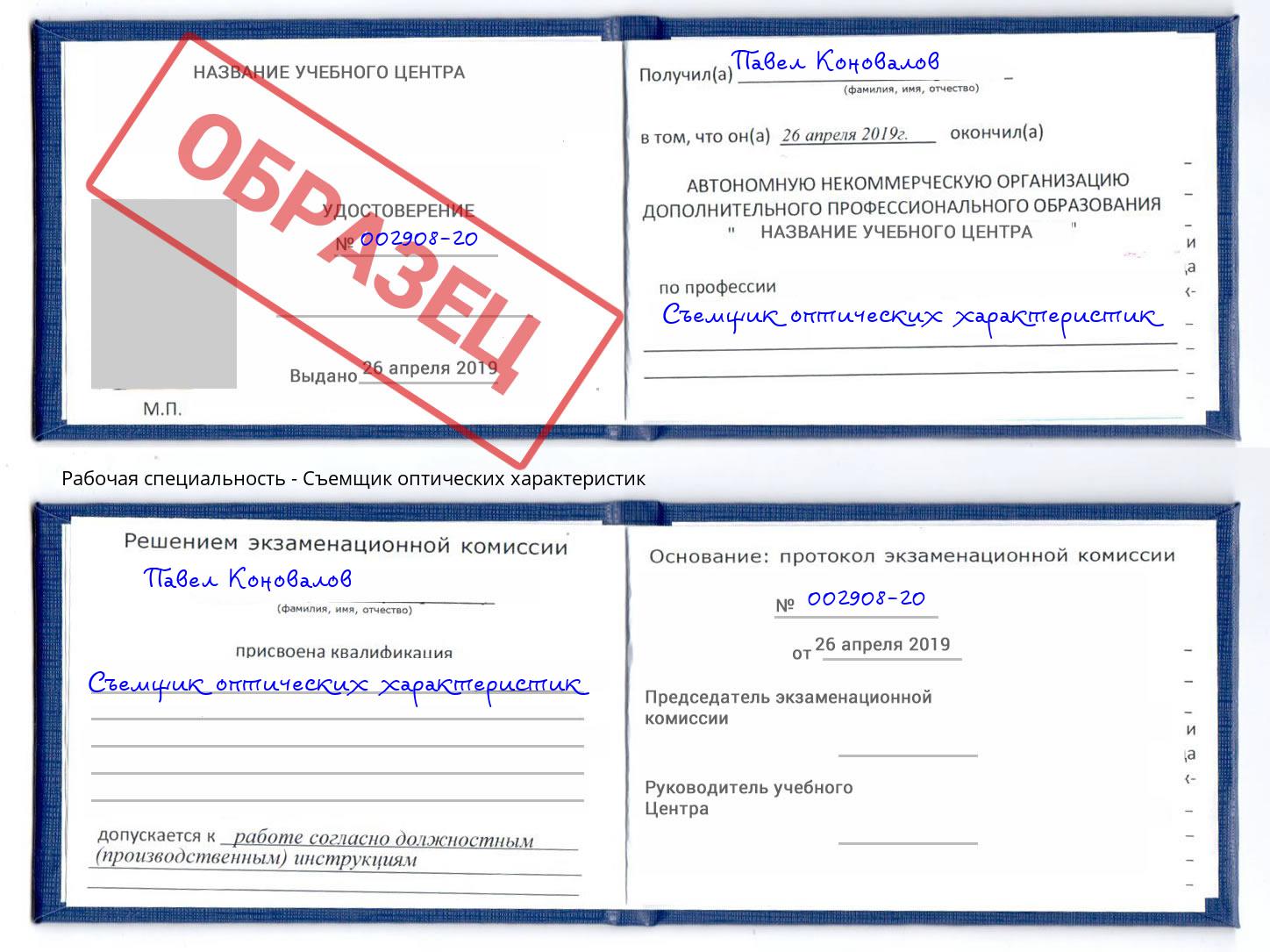 Съемщик оптических характеристик Урюпинск
